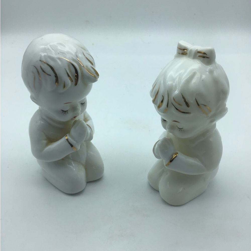 Praying Boy and Girl Salt & Pepper shakers